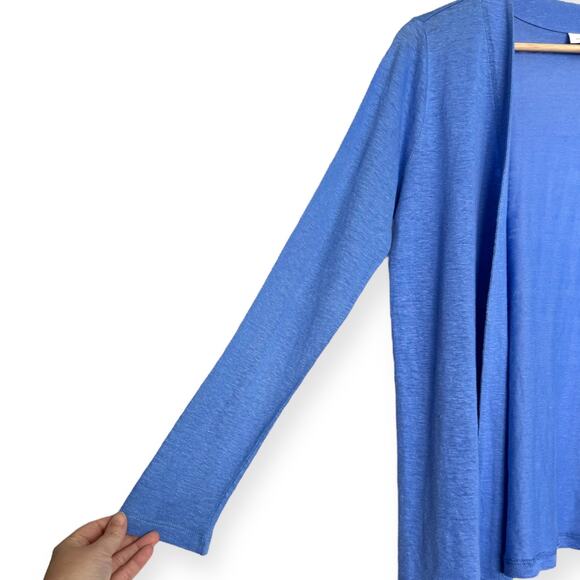 J. jill Love Linen 100% Linen Open Front Light Weight Beach Sweater Women's SP - Picture 6 of 8